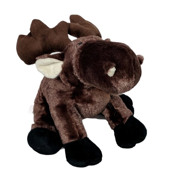 Ganz Webkinz Brown Moose Plush 10 Inch - Picture 1 of 6